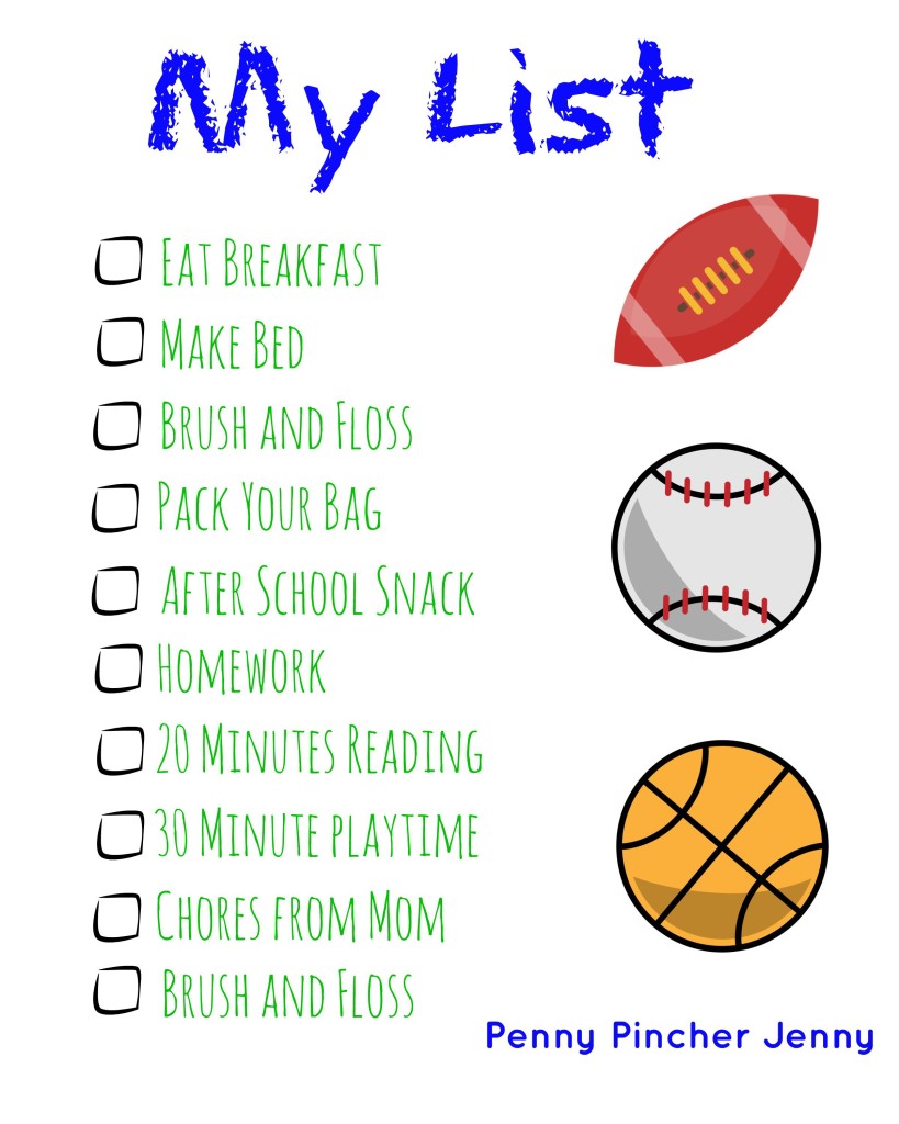 This Free Printable Checklist For Kids is a great way to make sure the kids are able to get ready and be on the go with the school year!
