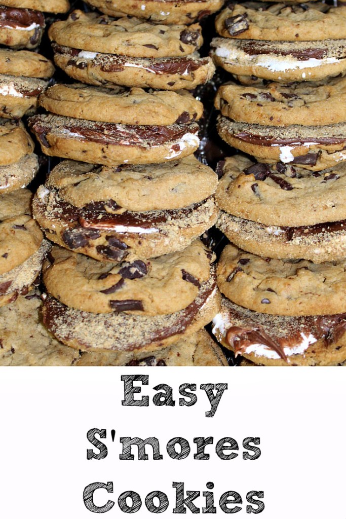These easy S'mores Cookies are the perfect dessert to make for a potluck! With little prepwork they are a time saver for last minute parties.